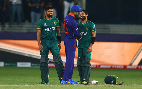 Virat Kohli, Mohammad Rizwan, and Babar Azam | GETTY