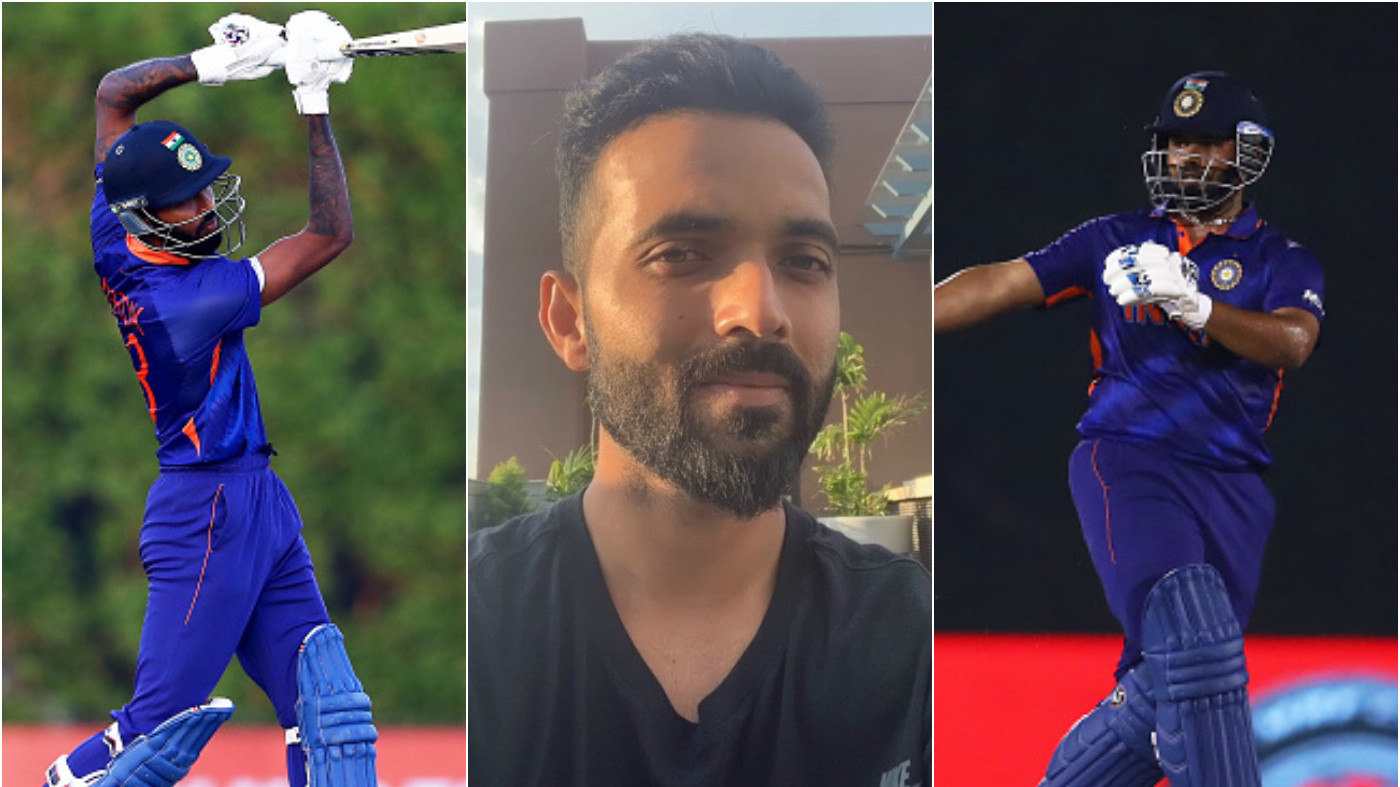 T20 World Cup 2021: Ajinkya Rahane picks Hardik Pandya and Rishabh Pant to be India's impactful players 