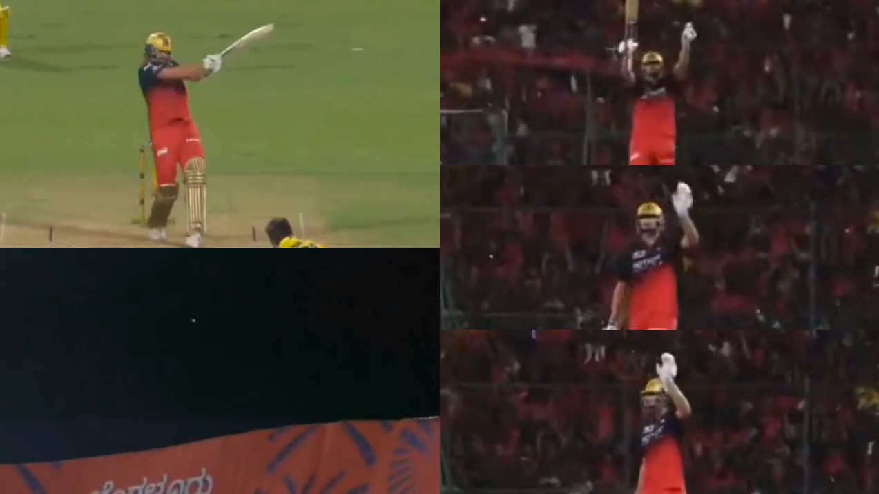 IPL 2026: WATCH- “Bye-Bye”- Tim David’s hilarious reaction after sending ball out of ground with a six