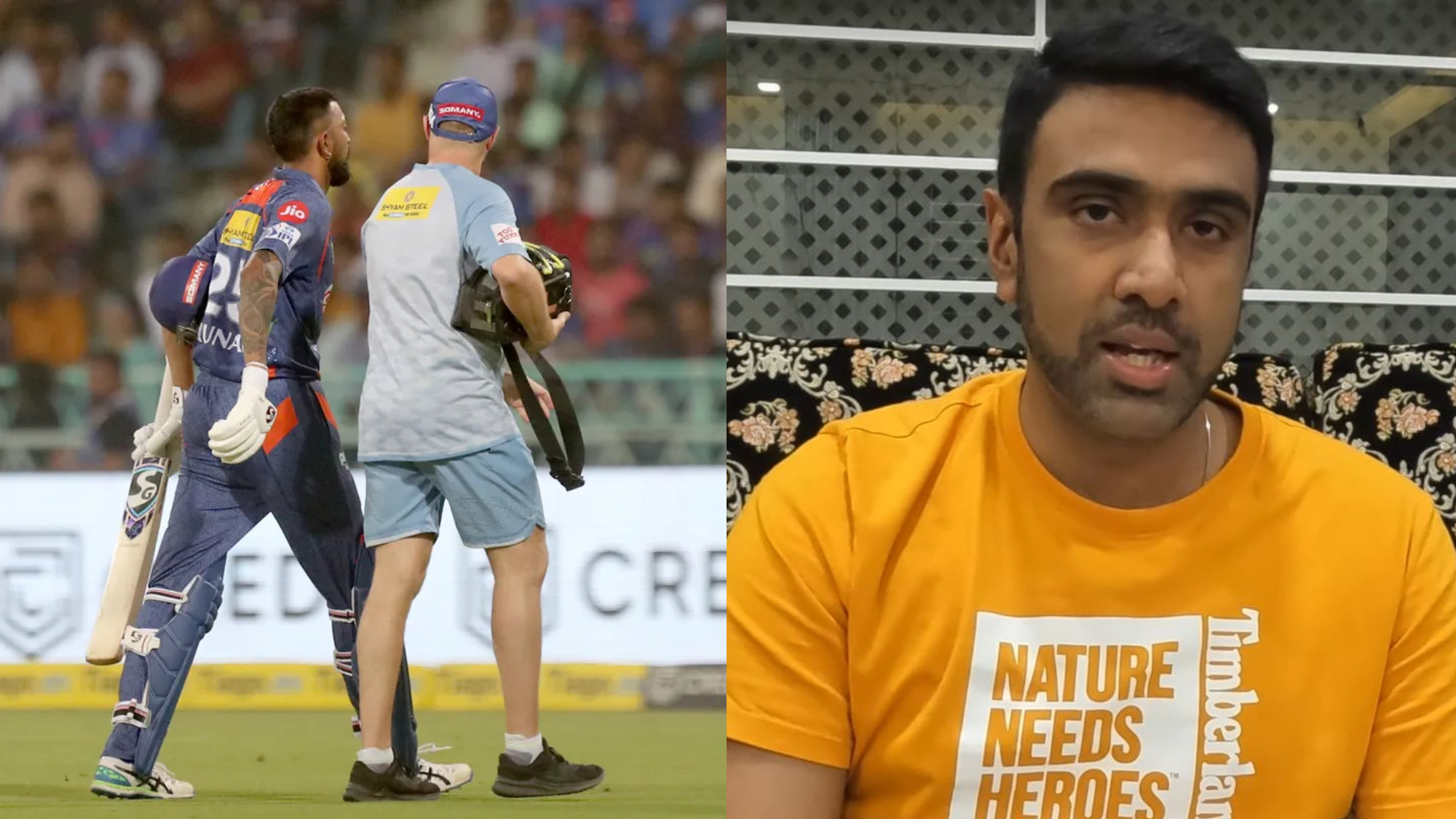 IPL 2023: ‘There is no cheating’- R Ashwin on LSG’s Krunal Pandya retiring hurt against MI