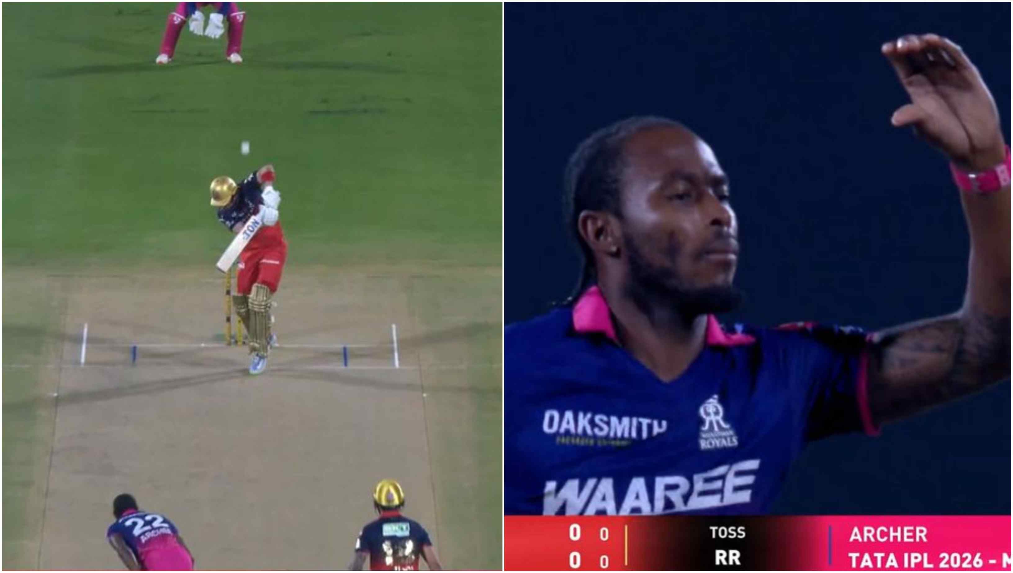 Jofra Archer dismissed Phil Salt for a golden duck | IPL/X