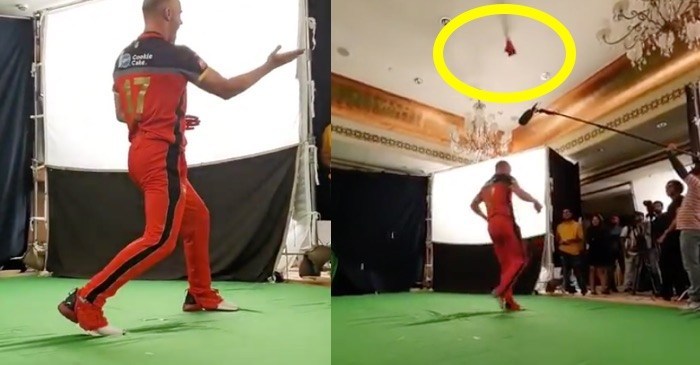 AB de Villiers lost his shoes while going all Kung-Fu fighting for an ad shoot | Twitter