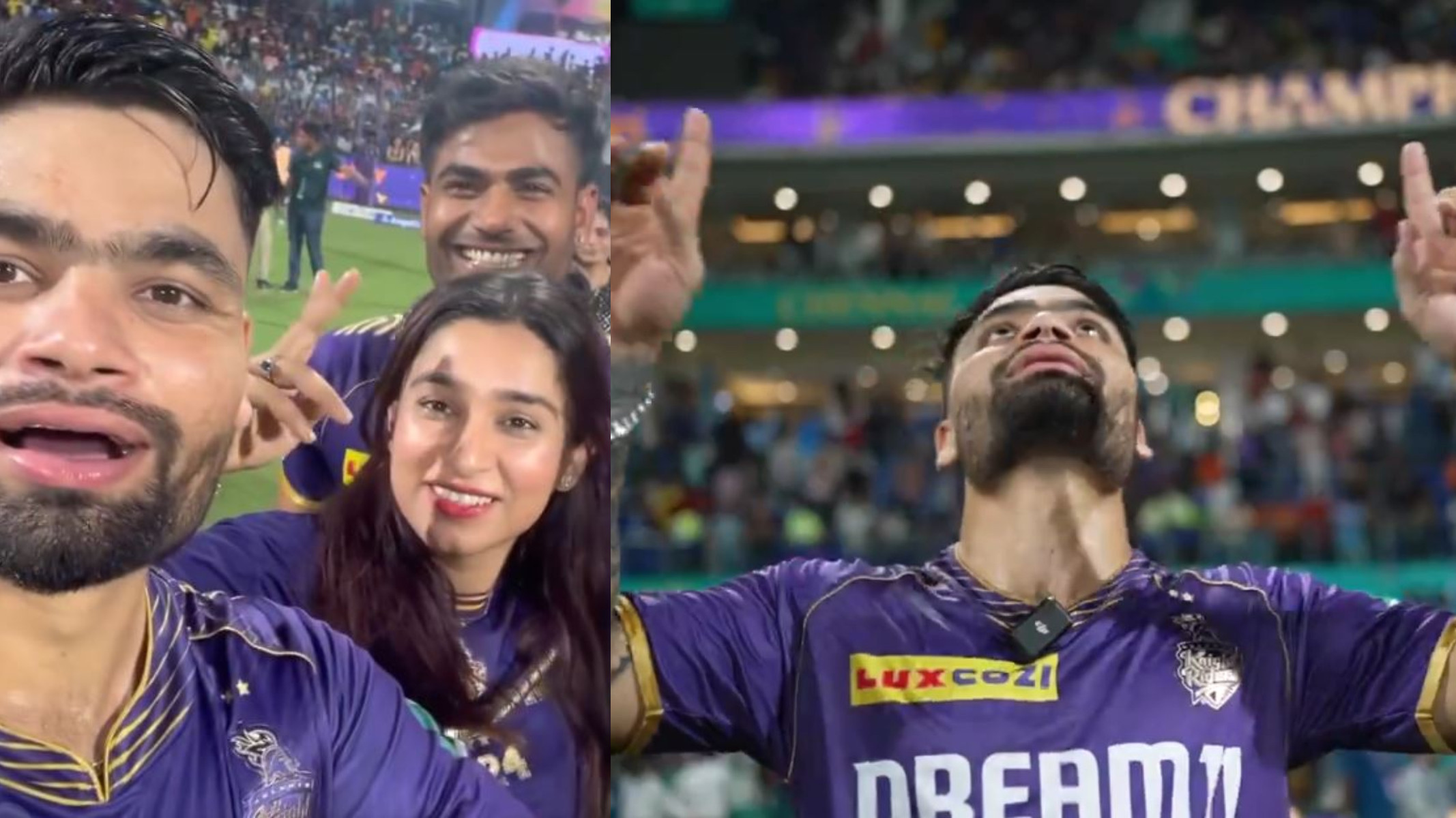 IPL 2024: WATCH- Rinku Singh hilariously fails at vlogging; check out his 'god's plan' celebration after IPL title win