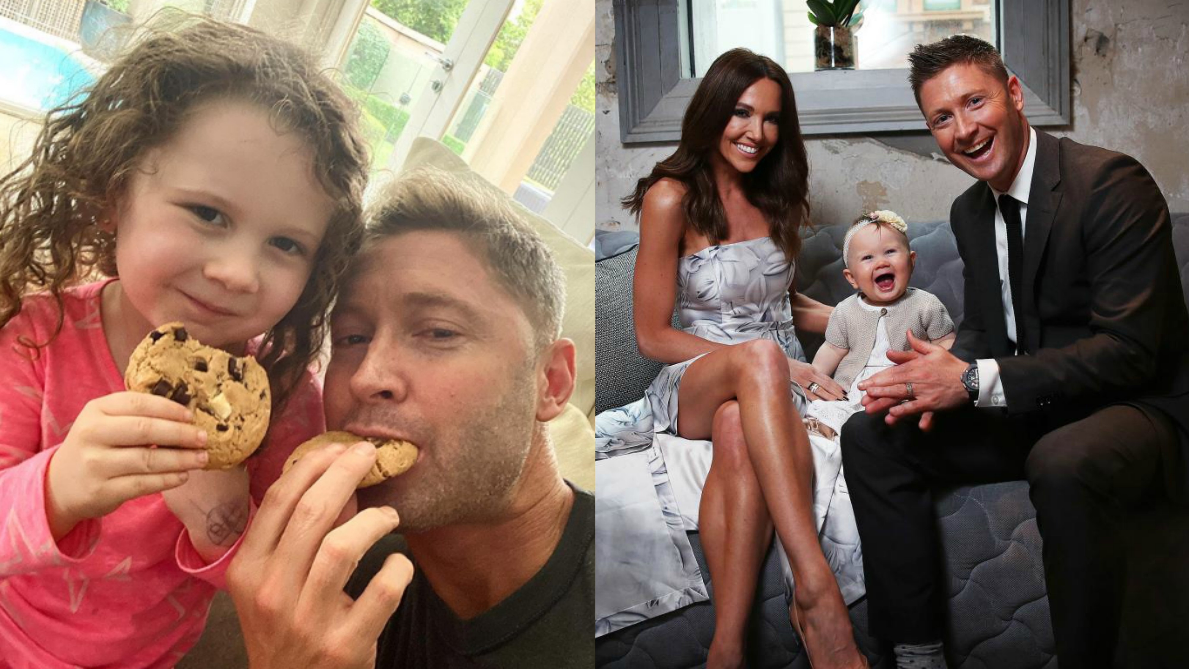 Michael Clarke and Kyly Boldy with their daughter Lee | Instagram