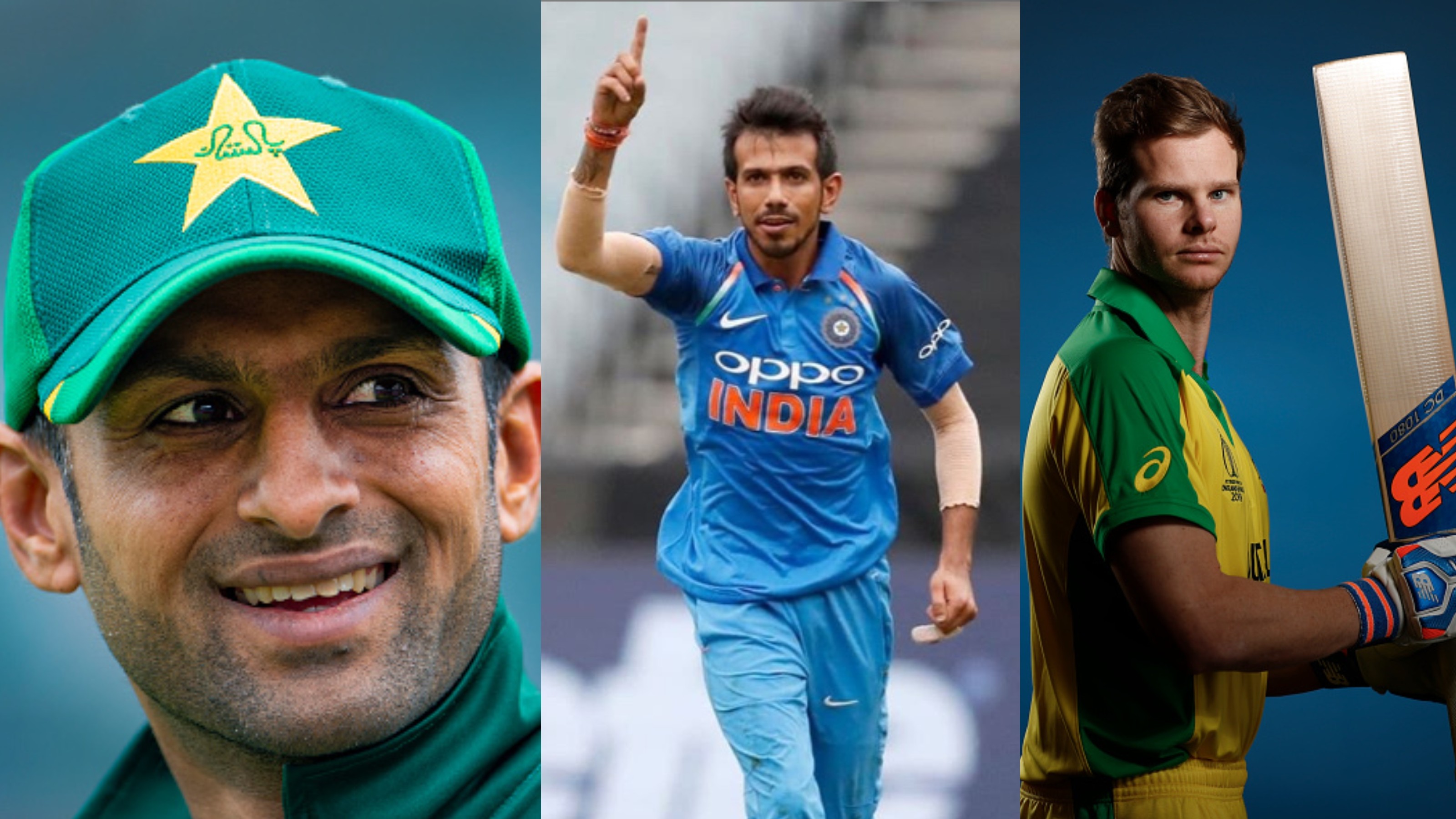 Yuzvendra Chahal picks the better player of spin between Shoaib Malik and Steve Smith