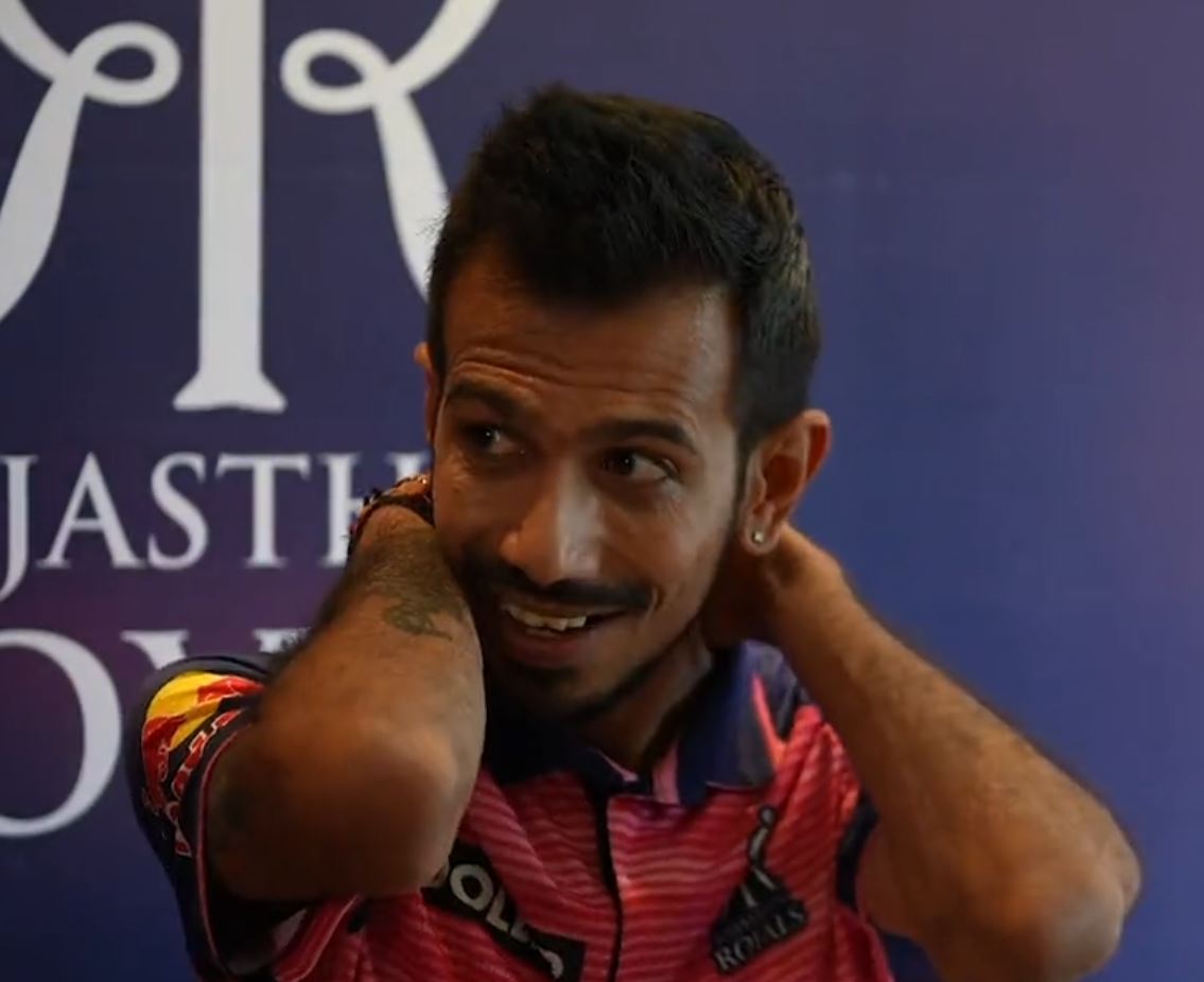 Chahal said he held onto the player by his neck 15 floors above the ground | RR Twitter