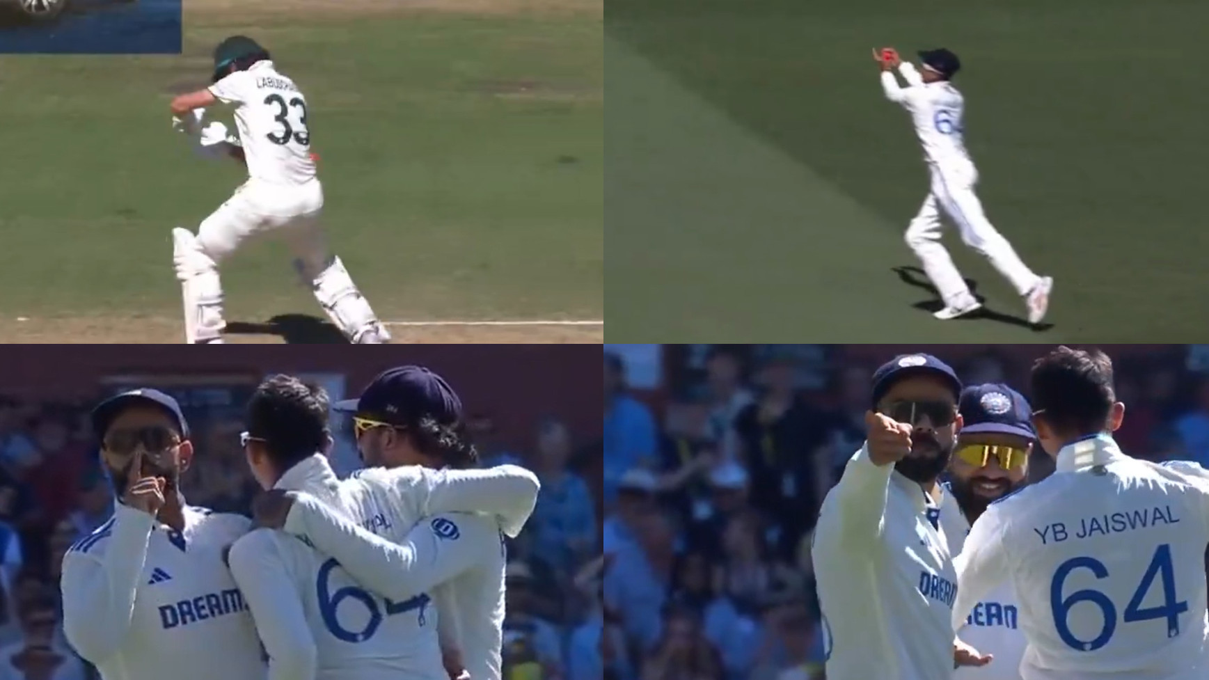 BGT 2024: WATCH- Virat Kohli’s shushing gesture for Adelaide crowd after Marnus Labuschagne’s dismissal