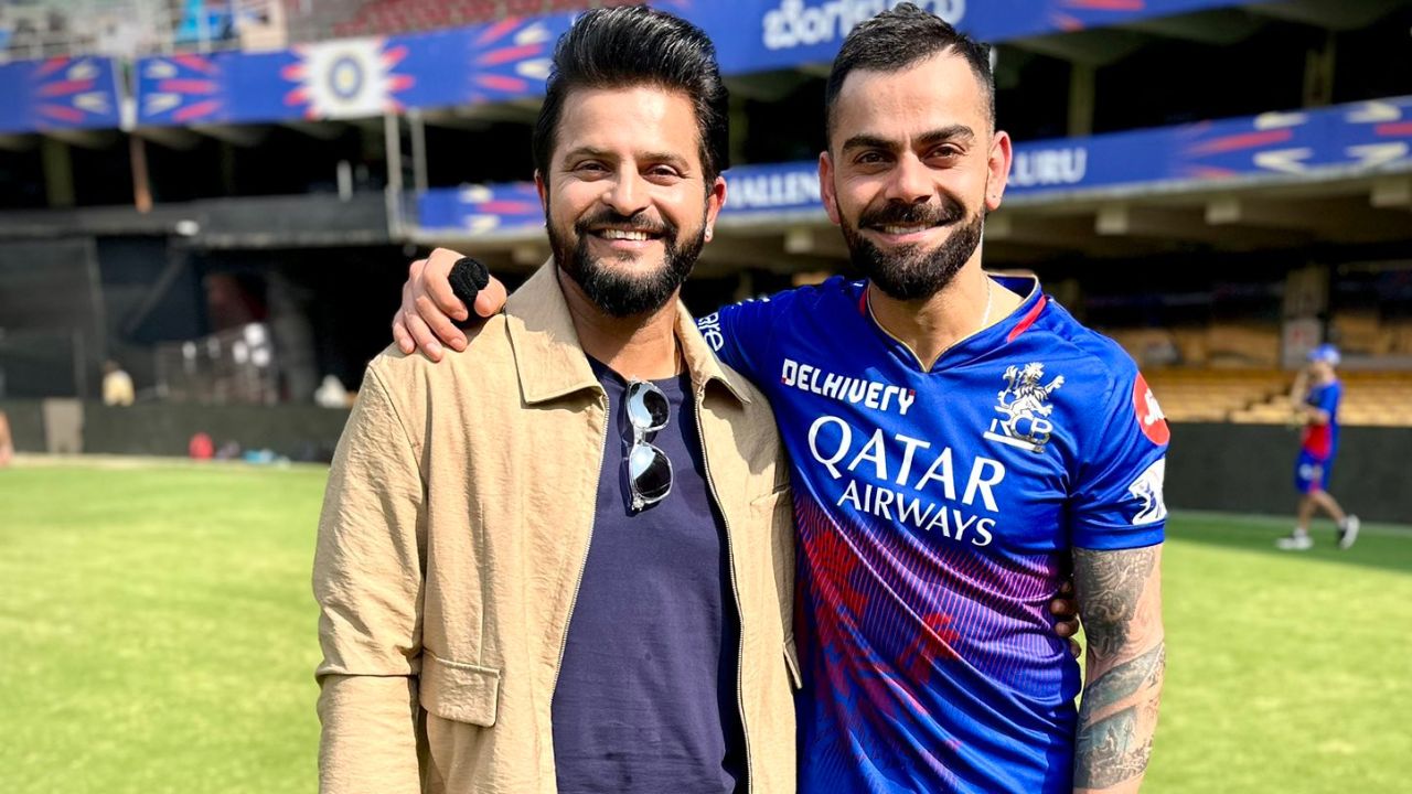 Virat Kohli and Suresh Raina | X