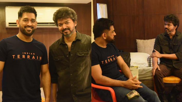 'Thala' Dhoni meets 'Thalapathy' Vijay in Chennai; pictures go viral 