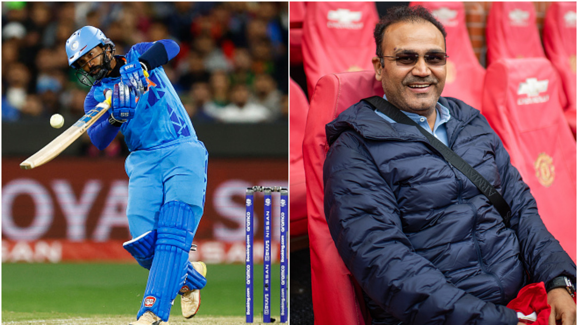 T20 World Cup 2022: “If you have gambled on Karthik, then you've got to play him until the end”- opines Virender Sehwag