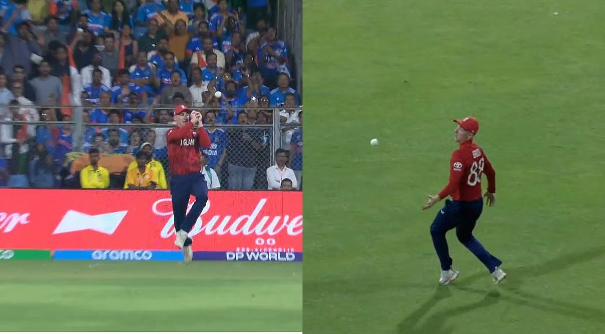 Harry Brook dropped Sanju Samson on 15 runs | X