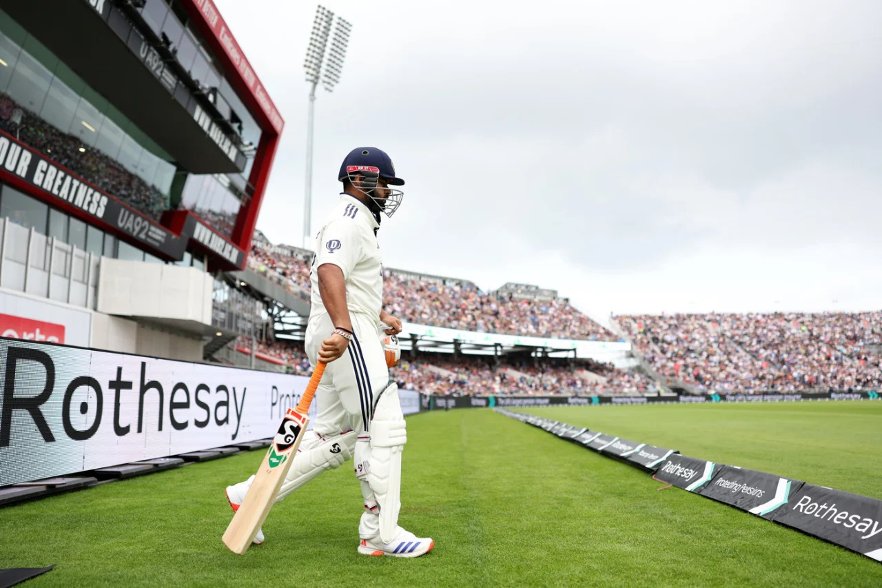 Rishabh Pant batted despite suffering a fractured toe in ongoing 4th test. | Getty