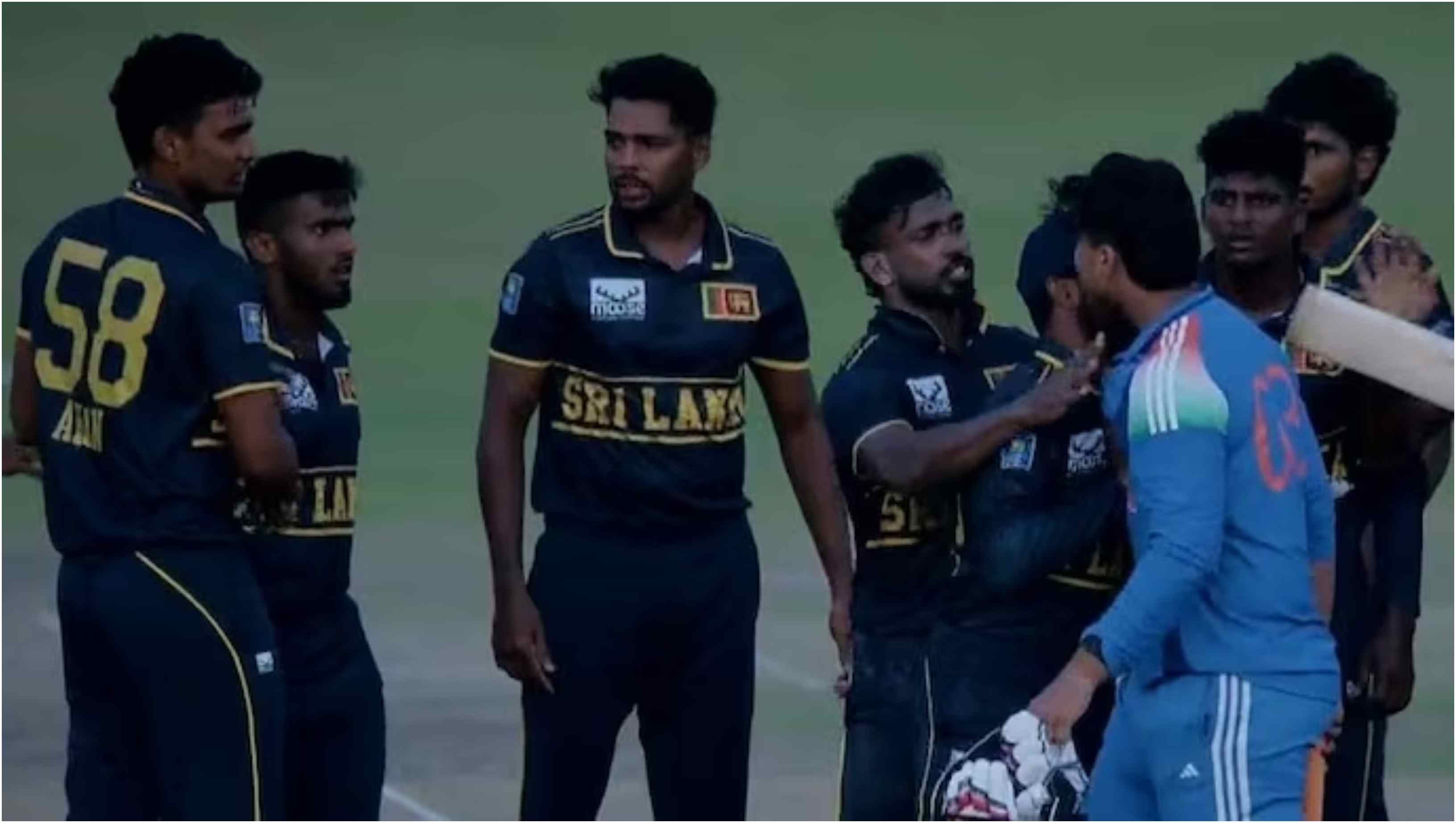 Vaibhav Sooryavanshi's altercation with Sri Lanka A cricketers | X