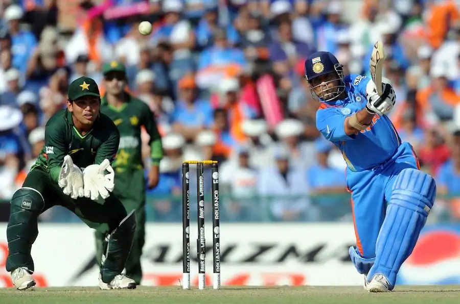 Sachin Tendulkar made 85 runs in SF against Pakistan in 2011 World Cup