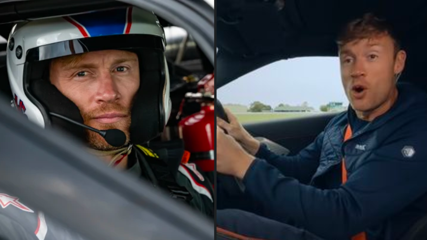 Andrew Flintoff got into a car crash while filming for BBC's Top Gear show | BBC
