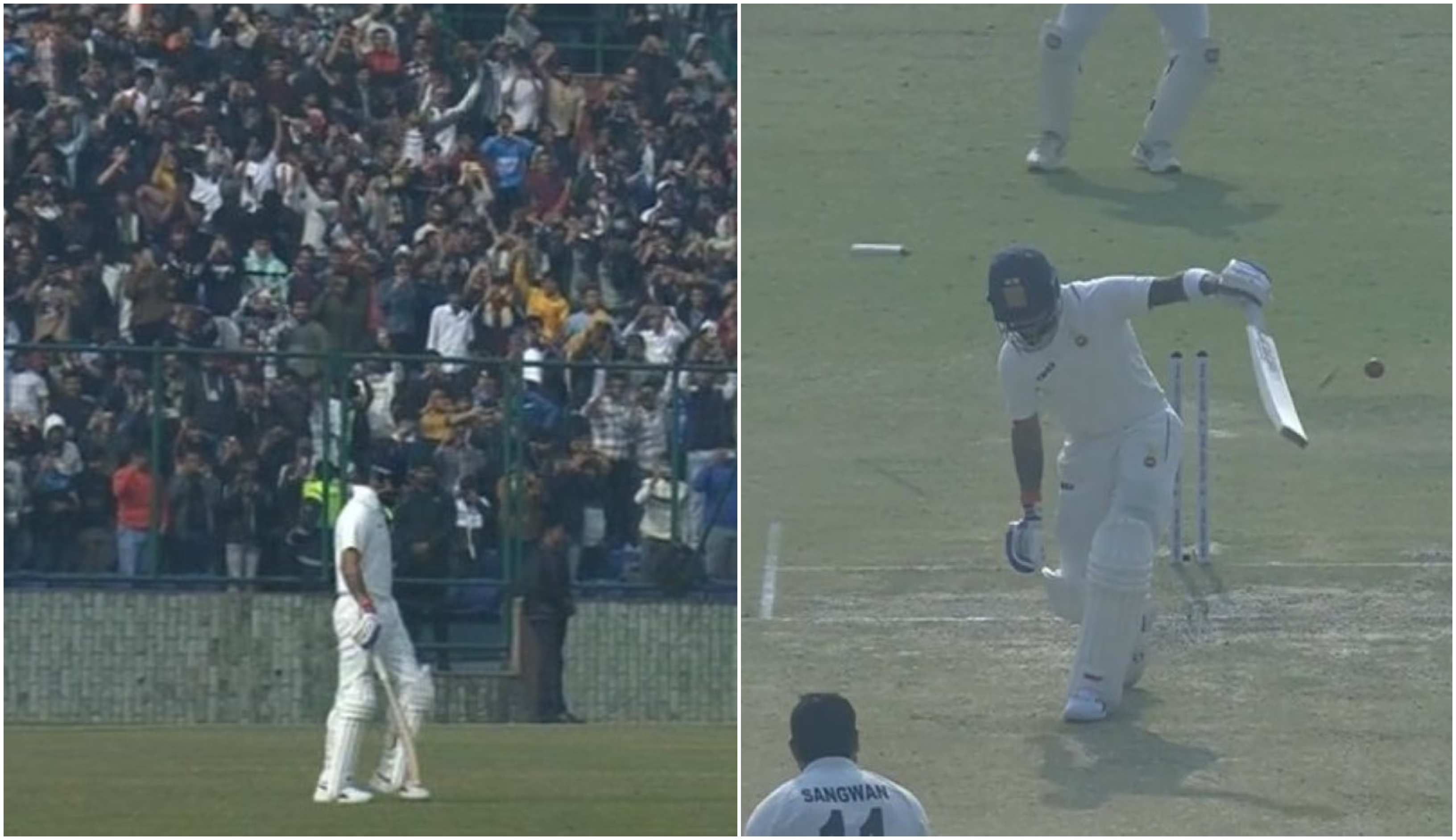 Virat Kohli arrival at the crease and his dismissal on Ranji Trophy return | X