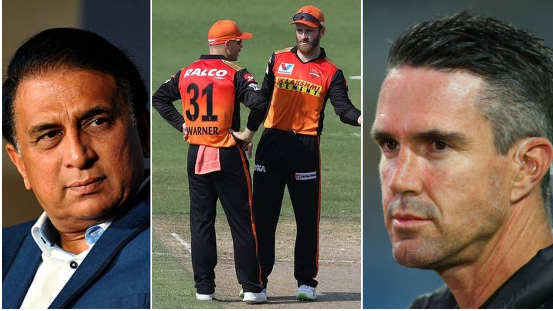 IPL 2021: Pietersen and Gavaskar opine on possible 'issues' between SRH's Warner and Williamson