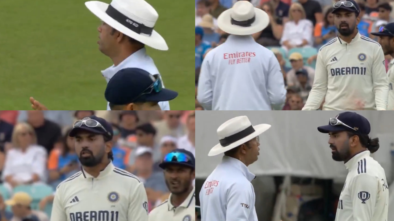 KL Rahul and Kumar Dharmasena argue over Prasidh v Root drama | X