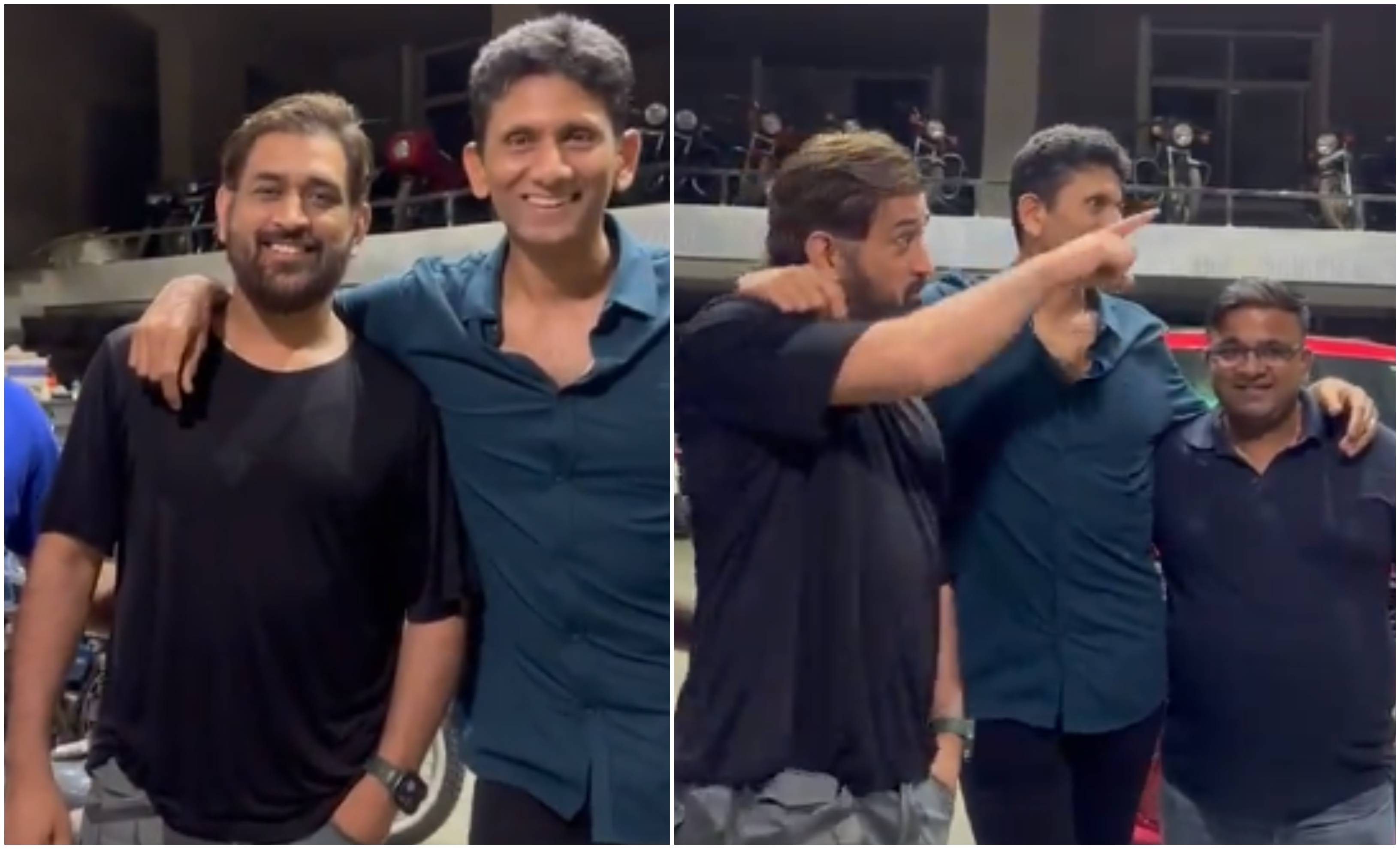 Venkatesh Prasad visited MS Dhoni's house in Ranchi | Twitter