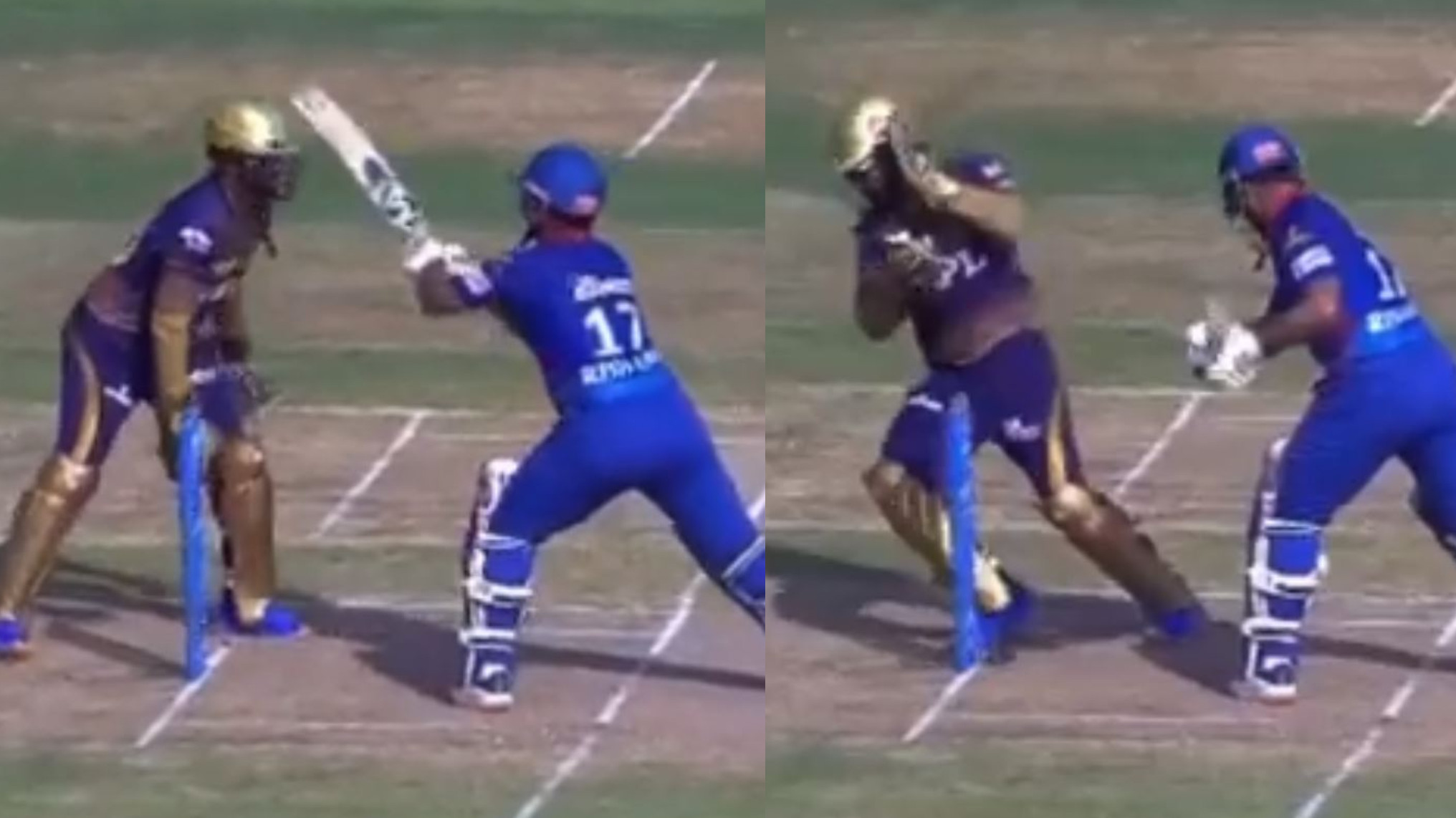 IPL 2021: WATCH- Rishabh Pant almost takes Dinesh Karthik’s head off with his bat