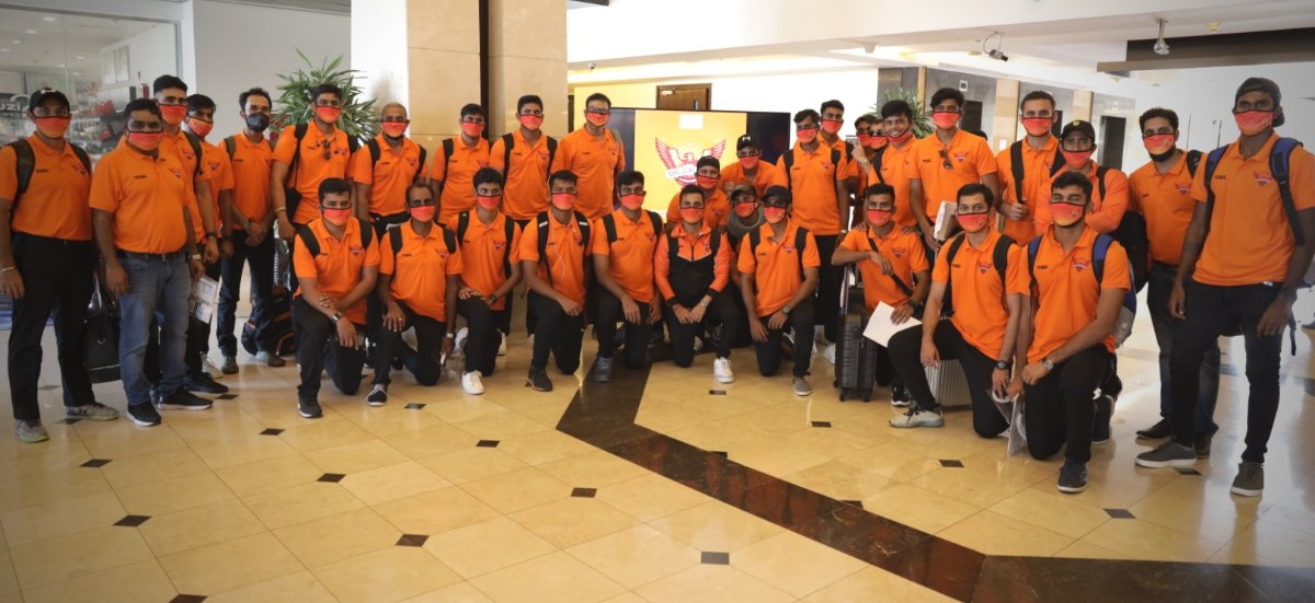 SRH reached UAE for the IPL 2020 | SRH Twitter