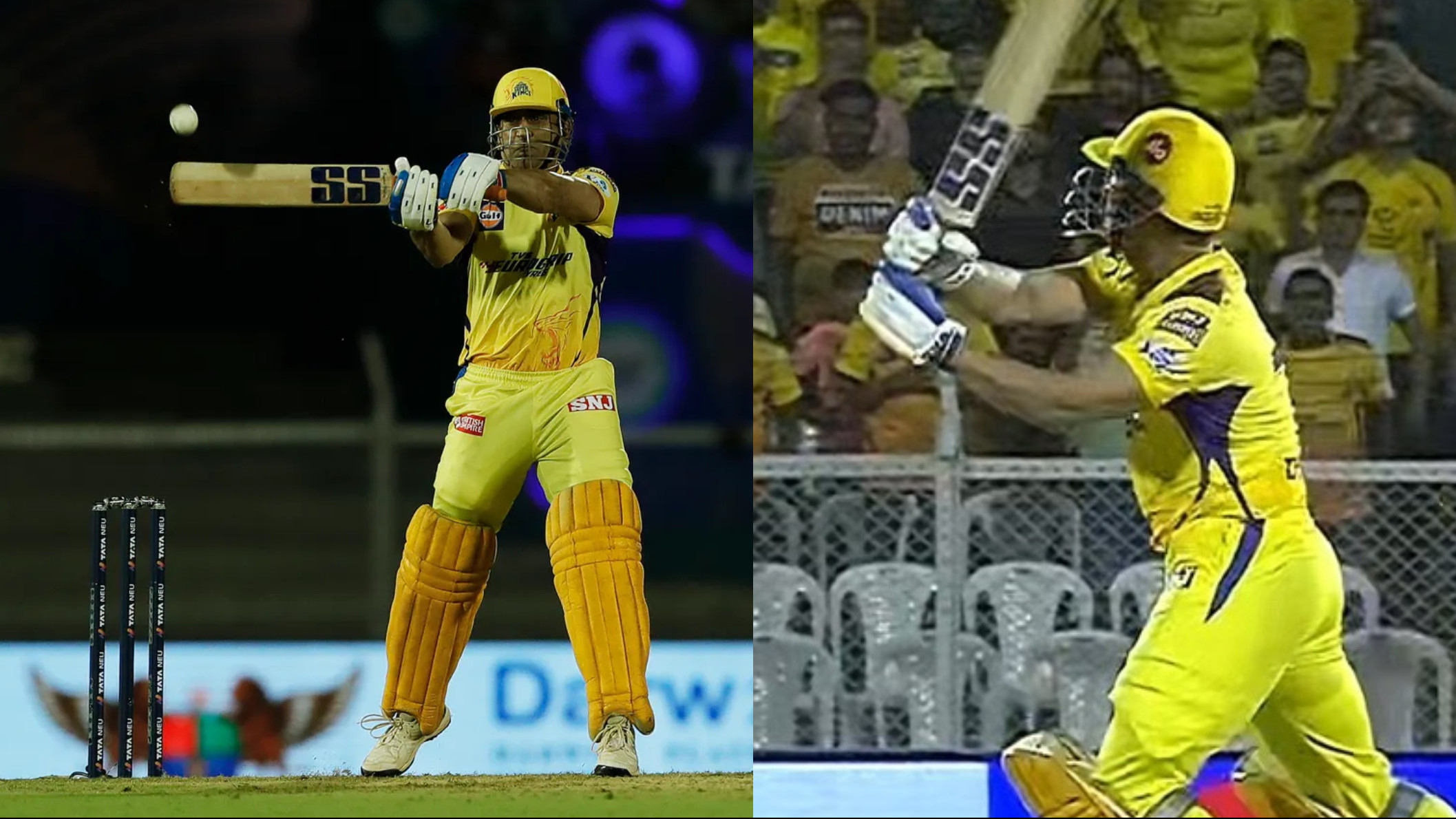 IPL 2022: WATCH- MS Dhoni slams a six first ball against LSG; completes 7000 runs during his knock