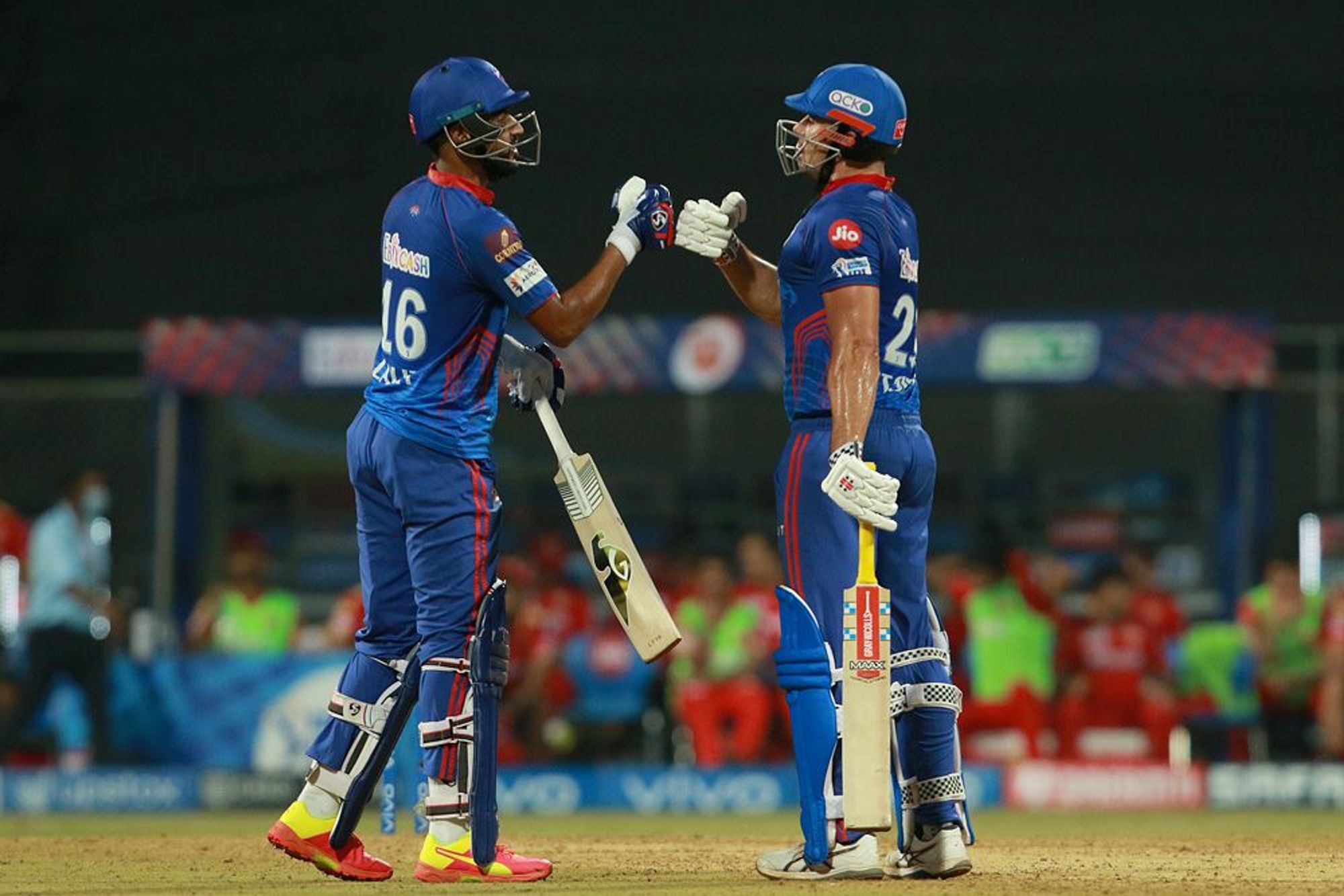 Marcus Stoinis and Shikhar Dhawan | BCCI/IPL
