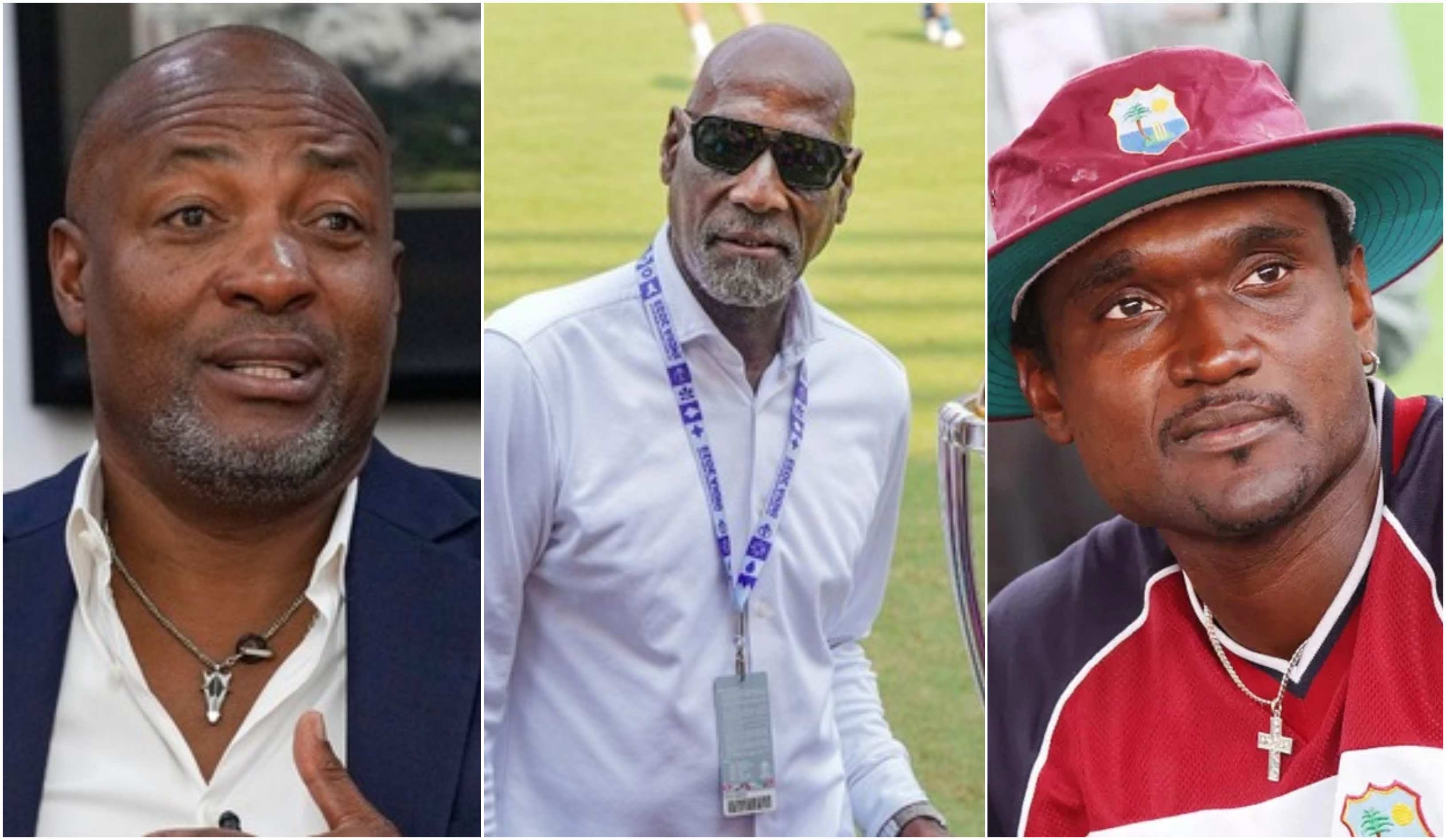 Brian Lara, Sir Vivian Richards and Carl Hooper | X