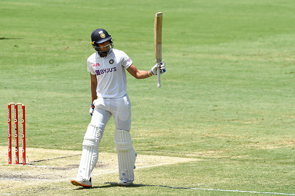 Shubman Gill celebrates his fifty at The Gabba | Getty Images