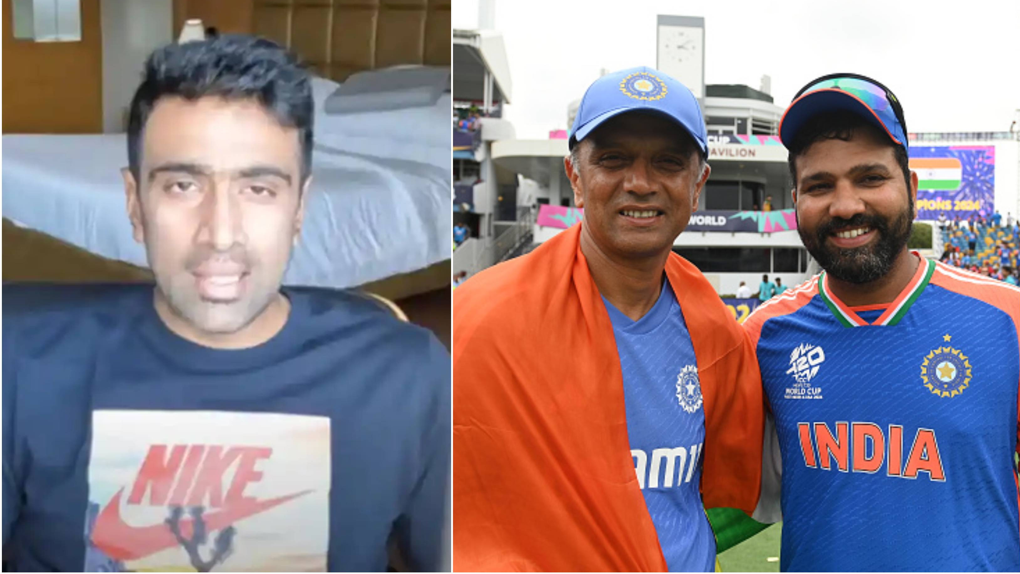 “They showed the way…,” R Ashwin credits Rohit, Dravid for India’s aggressive approach in white-ball cricket
