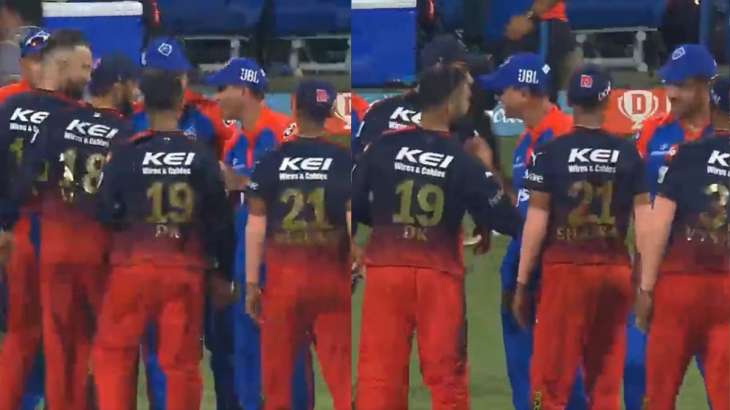 Kohli ignored Ganguly during the team handshakes after RCB thumped DC last week | Twitter