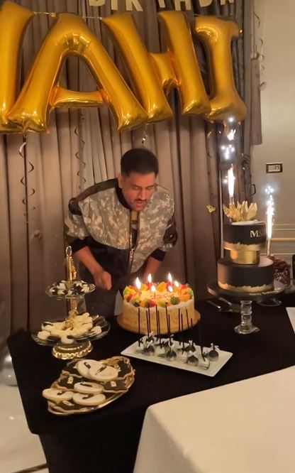 MS Dhoni celebrating his 41st birthday | Instagram