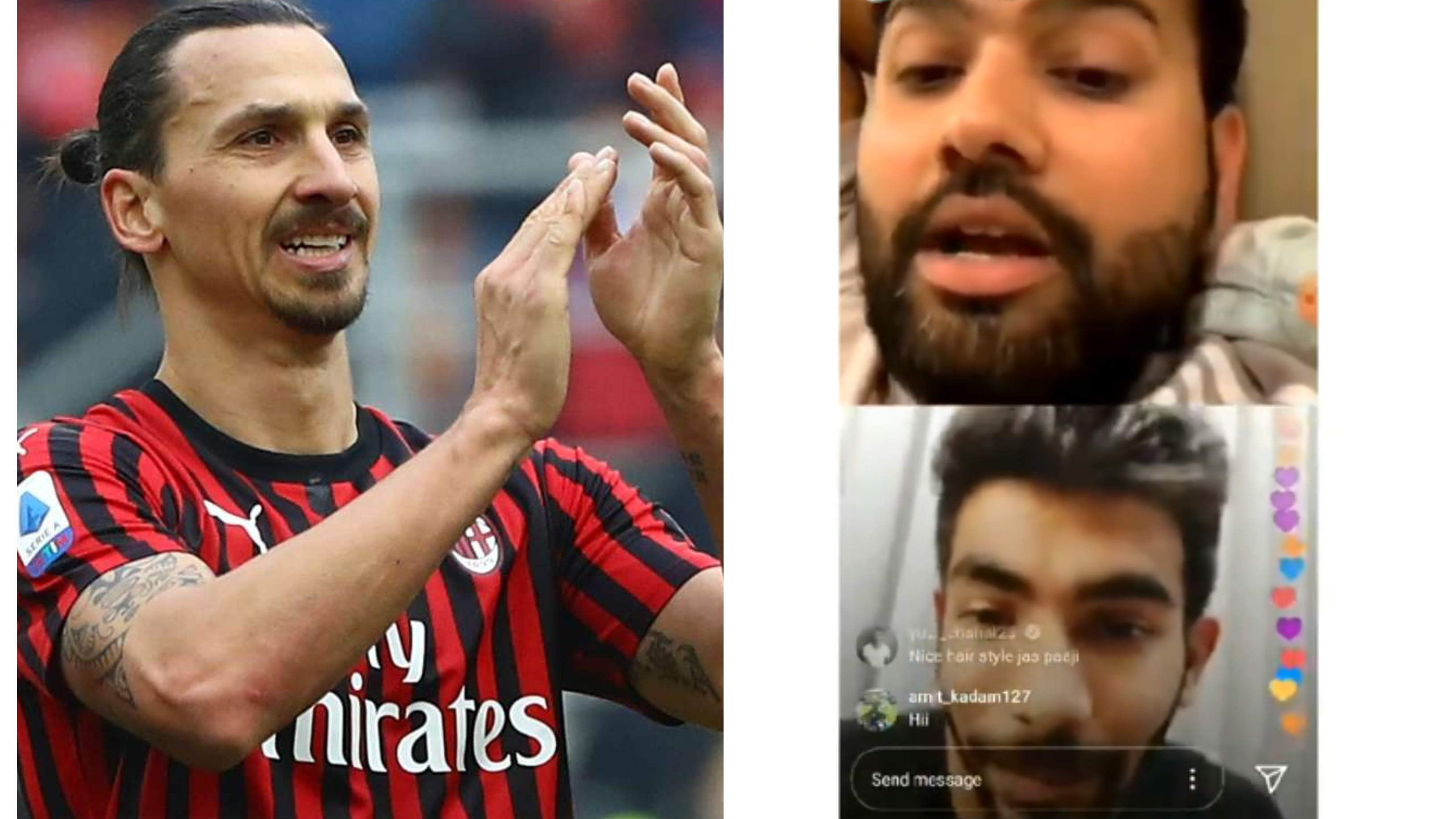 Bumrah reveals his admiration for footballer Zlatan Ibrahimovic during Instagram Live with Rohit