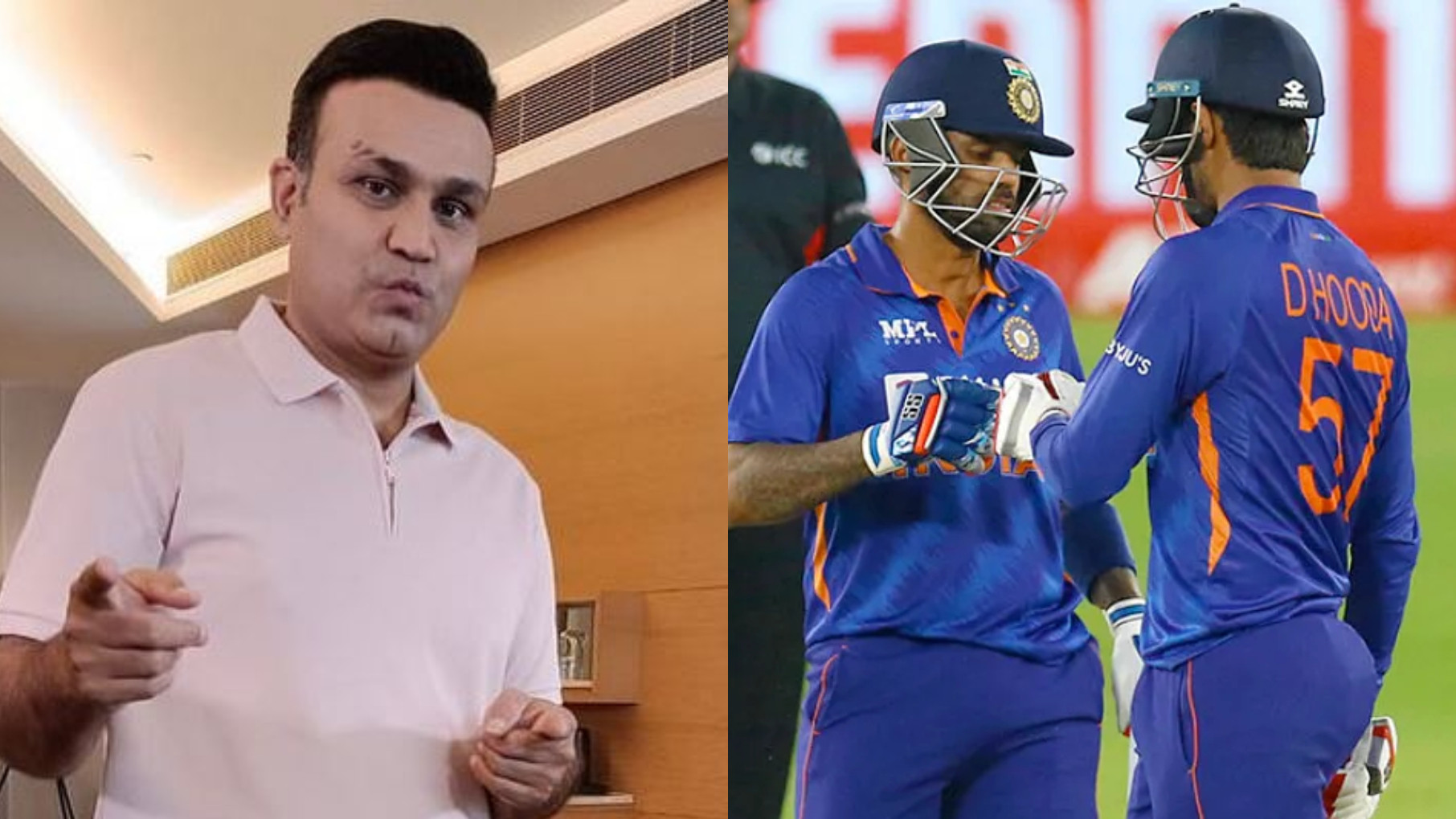 IND v WI 2022: “Didn’t make the same mistake like in SA”- Sehwag on Suryakumar and Hooda finishing 1st ODI