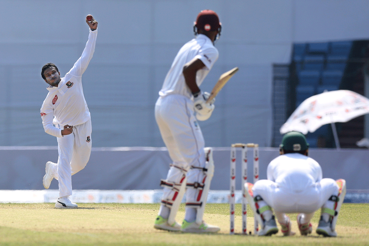 The all-round led Bangladesh from the front to a fantastic win | AFP 