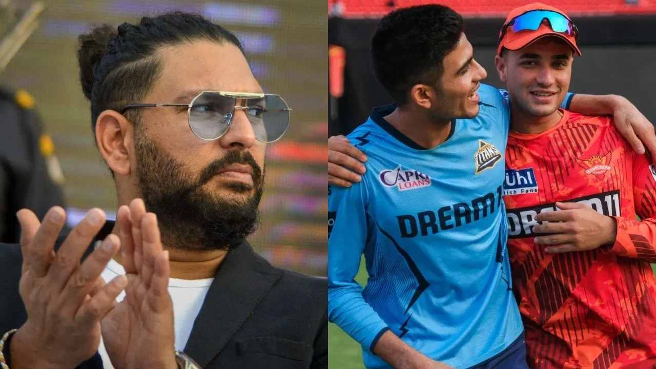 Abhishek Sharma and Shubman Gill are being mentored by Yuvraj Singh | X/IPL