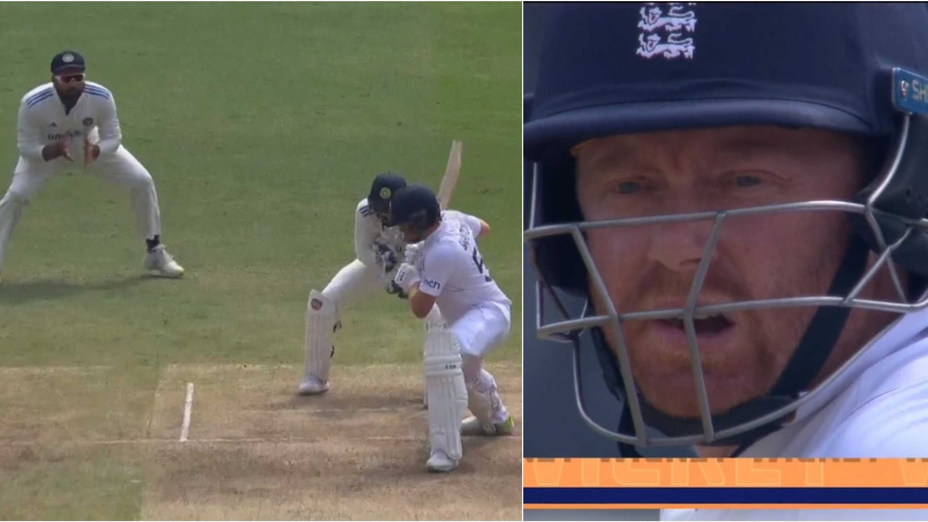 IND v ENG 2024: WATCH – Jadeja knocks over Bairstow with a straight one after bowling a big turning delivery