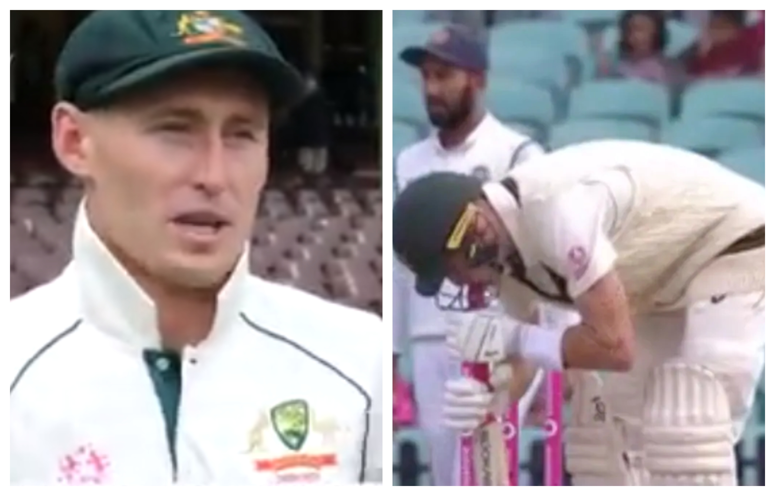 Labuschagne explained his unusual method for changing bat grip | Screengrab