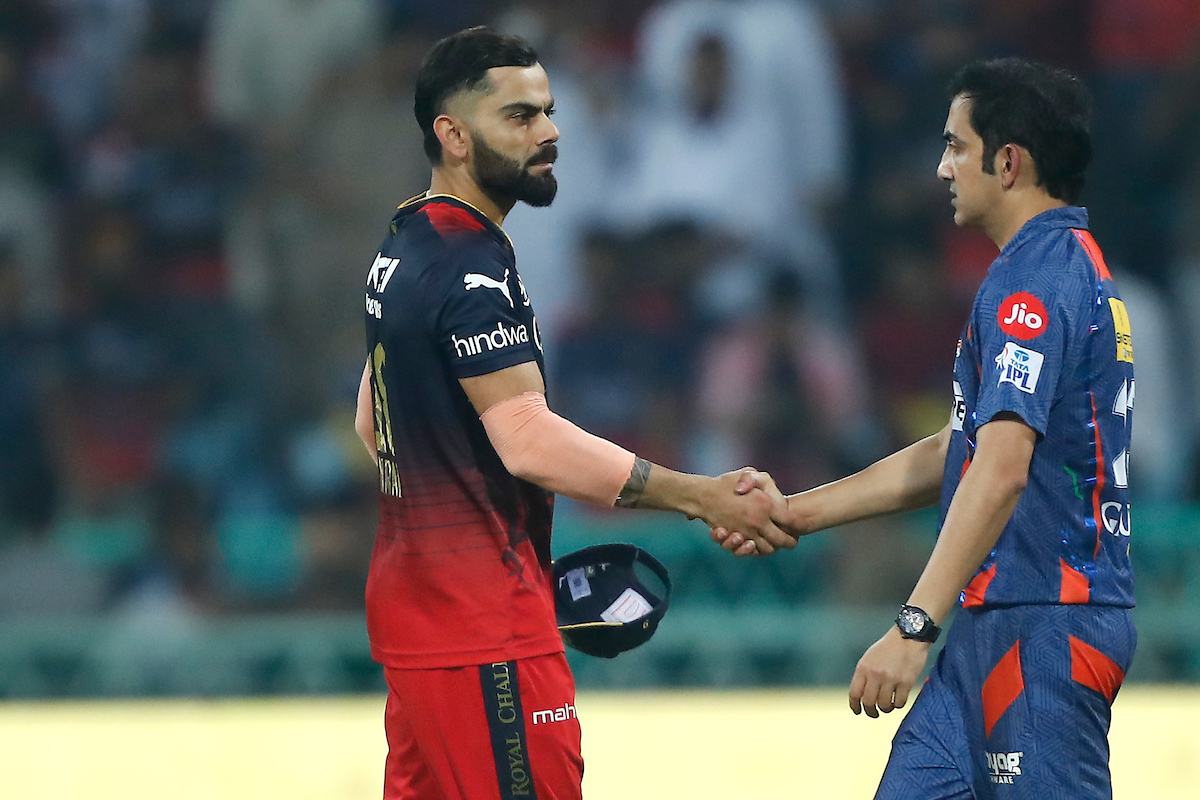 Gautam Gambhir and Virat Kohli | IPL-BCCI
