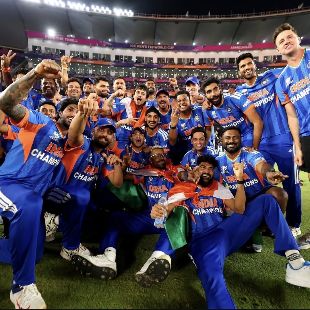T20 World Cup 2026 winning Indian team and support staff | Getty