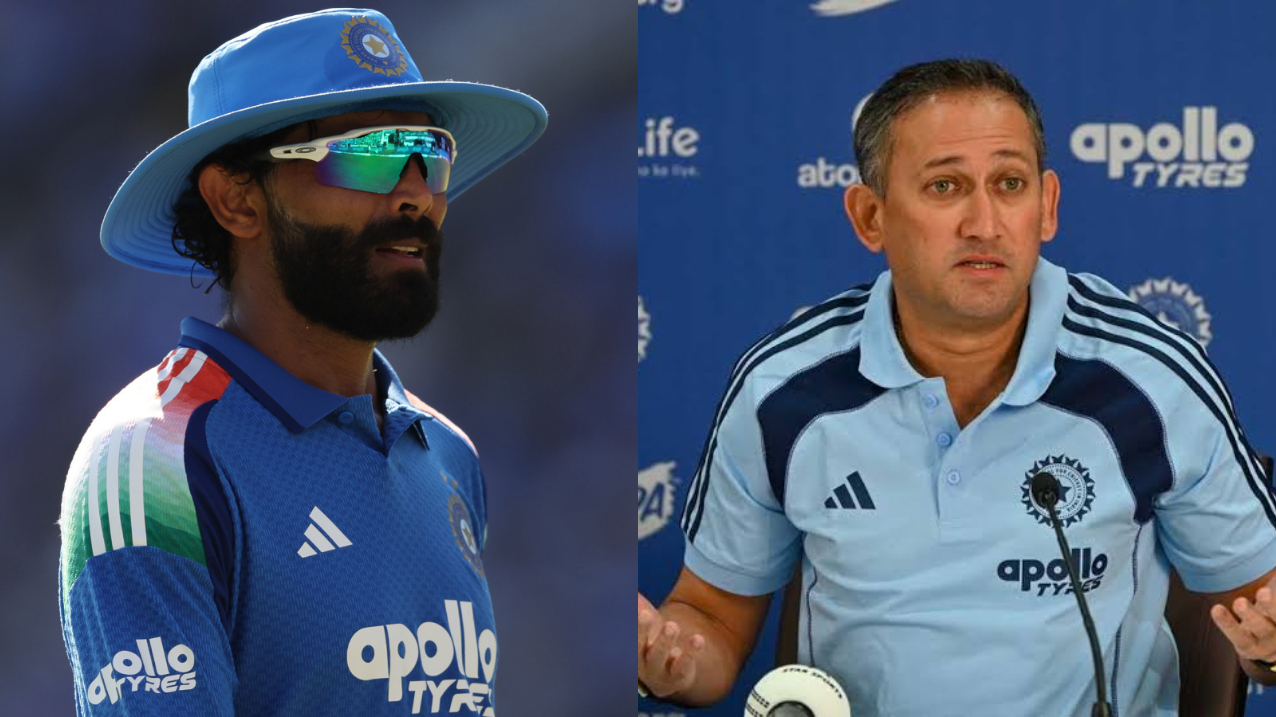 Ravindra Jadeja and Ajit Agarkar | Getty