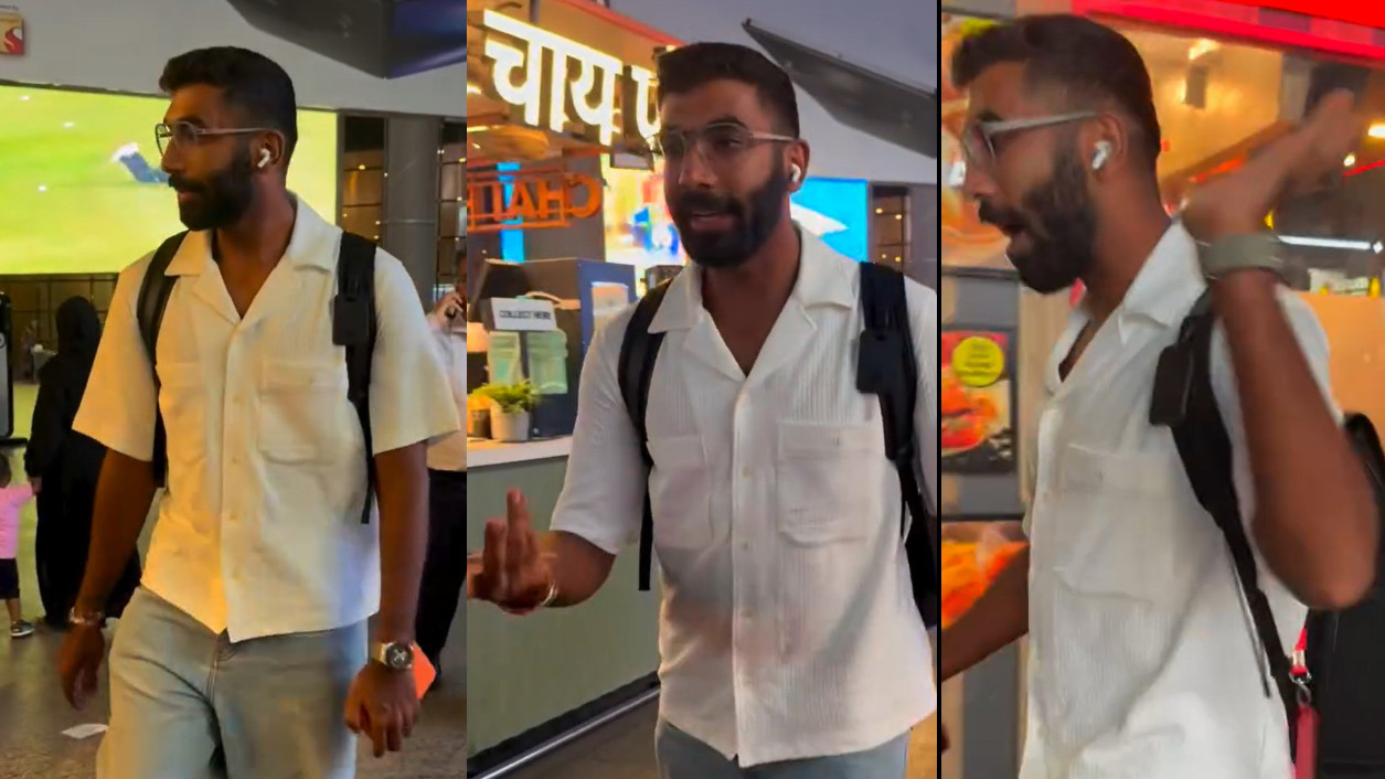 WATCH- “Tum kisi aur ke liye aaye ho”- Jasprit Bumrah irked by photographers blocking his way to his vehicle