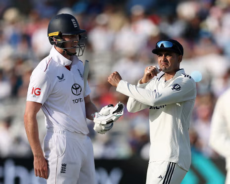Shubman Gill had a heated altercation with Zak Crawley | Getty
