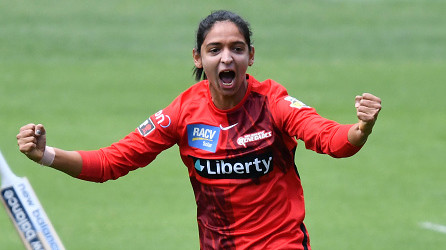 Harmanpreet Kaur becomes first Indian to be named as WBBL Player of the Tournament