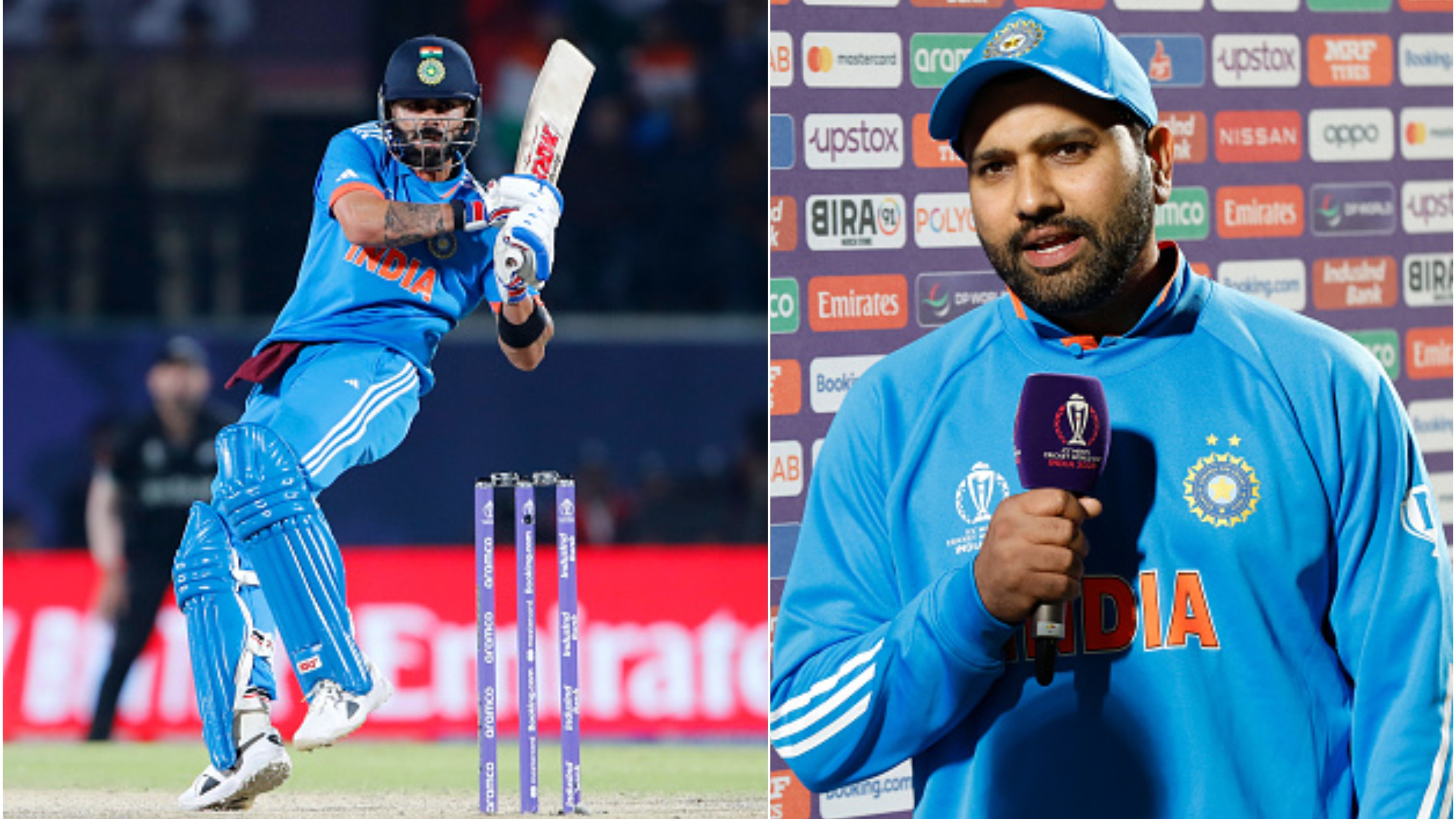 CWC 2023: “Seen him do this for so many years,” Rohit lauds Kohli’s match-winning 95 in pressure chase vs New Zealand