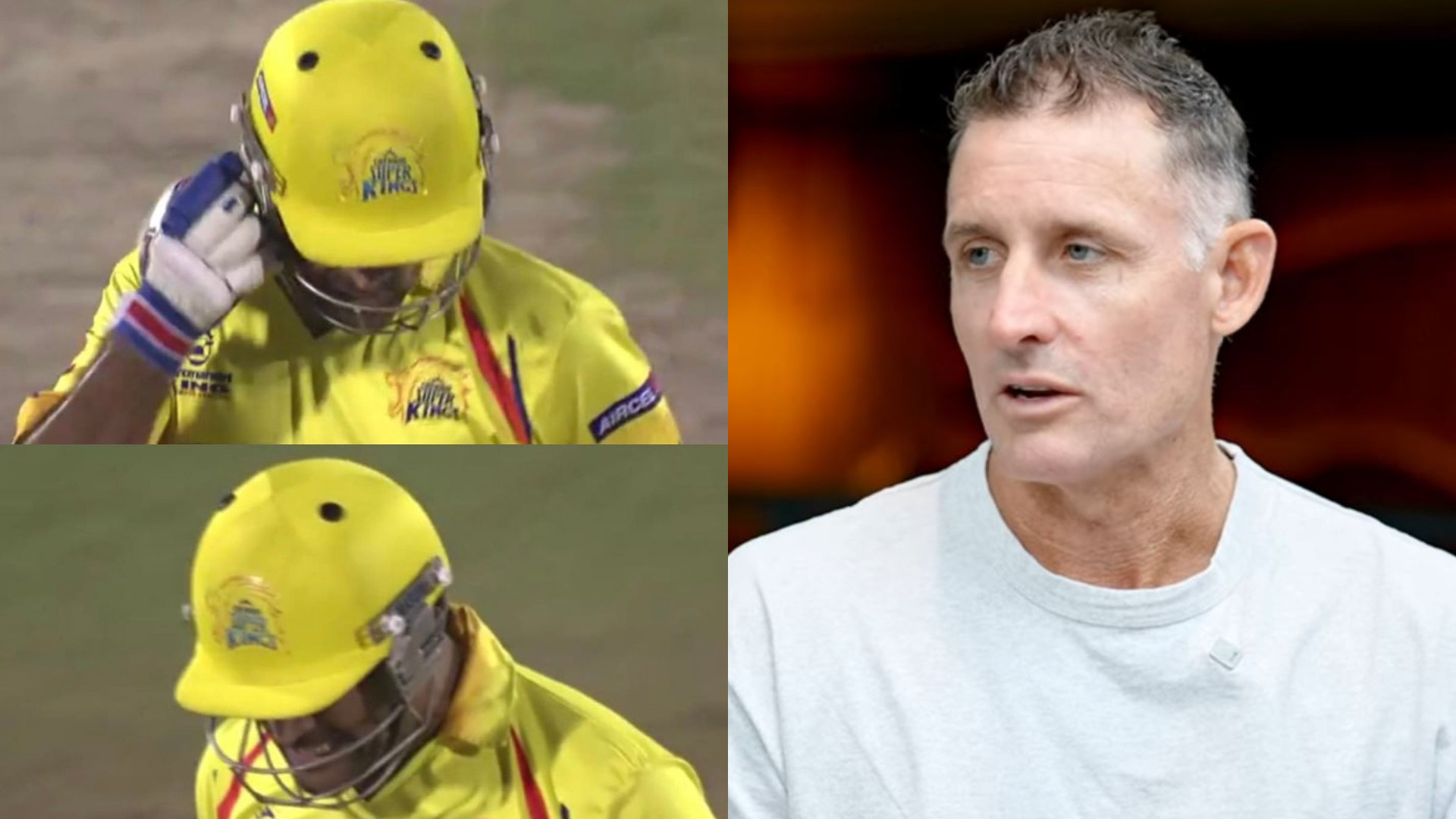 “One of the most emotional moments I’ve seen from him”- Michael Hussey on MS Dhoni’s helmet-punch celebration