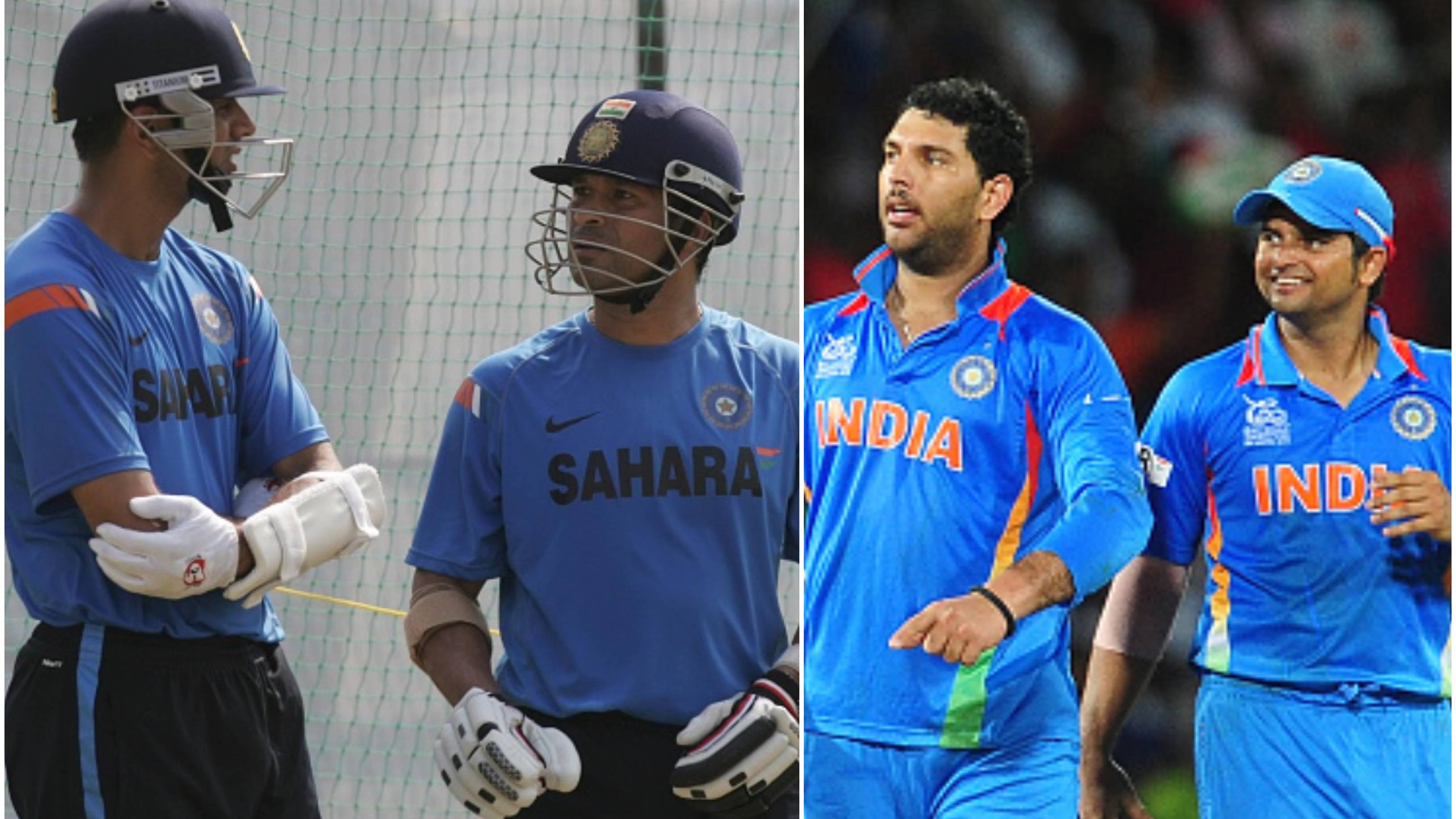 “God of Cricket is sitting here,” Raina recalls when Yuvraj pulled his legs for calling Dravid idol on India debut