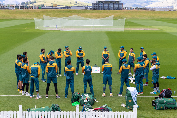 Pakistan Cricket Team during nets session in Queenstown | Getty Images