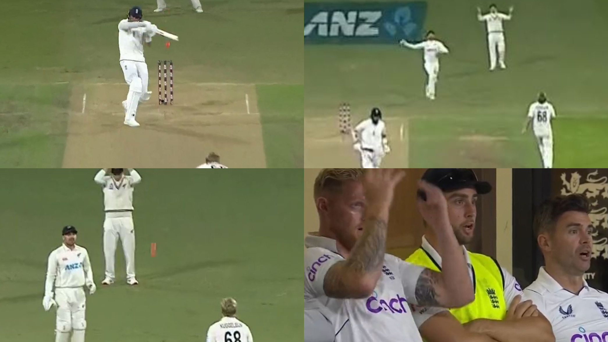 NZ v ENG 2023: WATCH- Kuggeleijn and Blundell's comical error gives Broad life; Stokes, Anderson left stunned