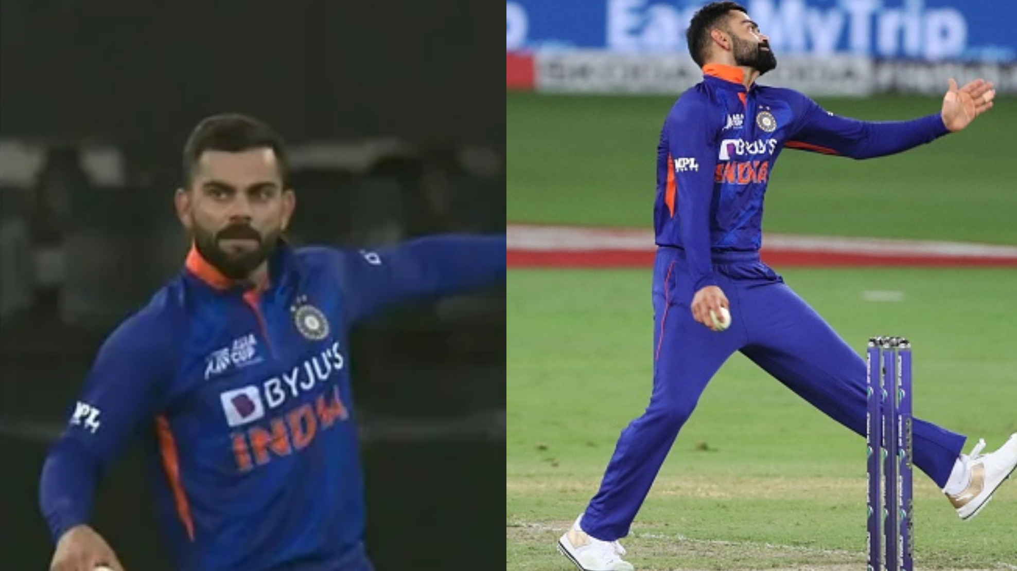 Asia Cup 2022: WATCH- Virat Kohli rolls his arm over against Hong Kong; Twitterverse goes berserk